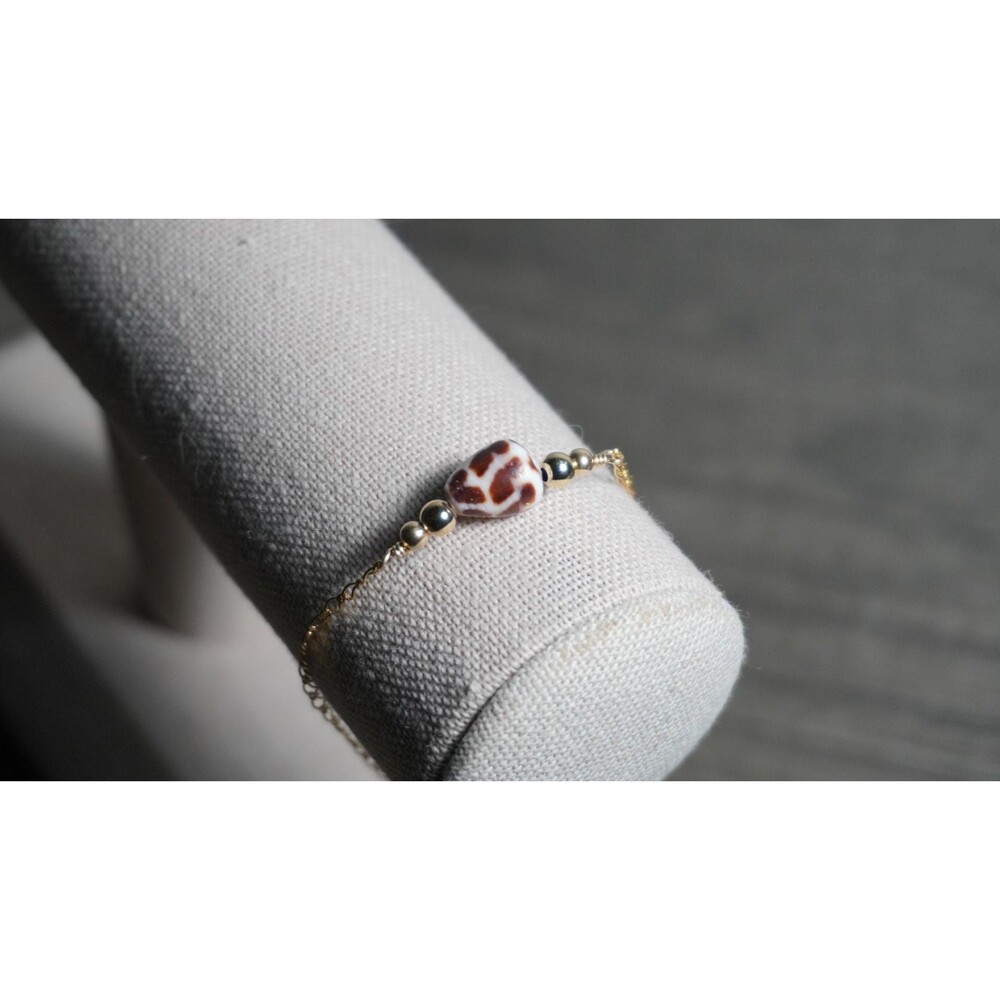 Hebrew Shell Chain Bracelet